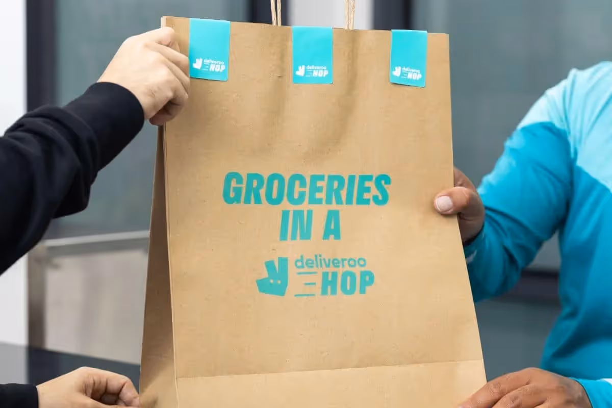 Deliveroo Hop storefront