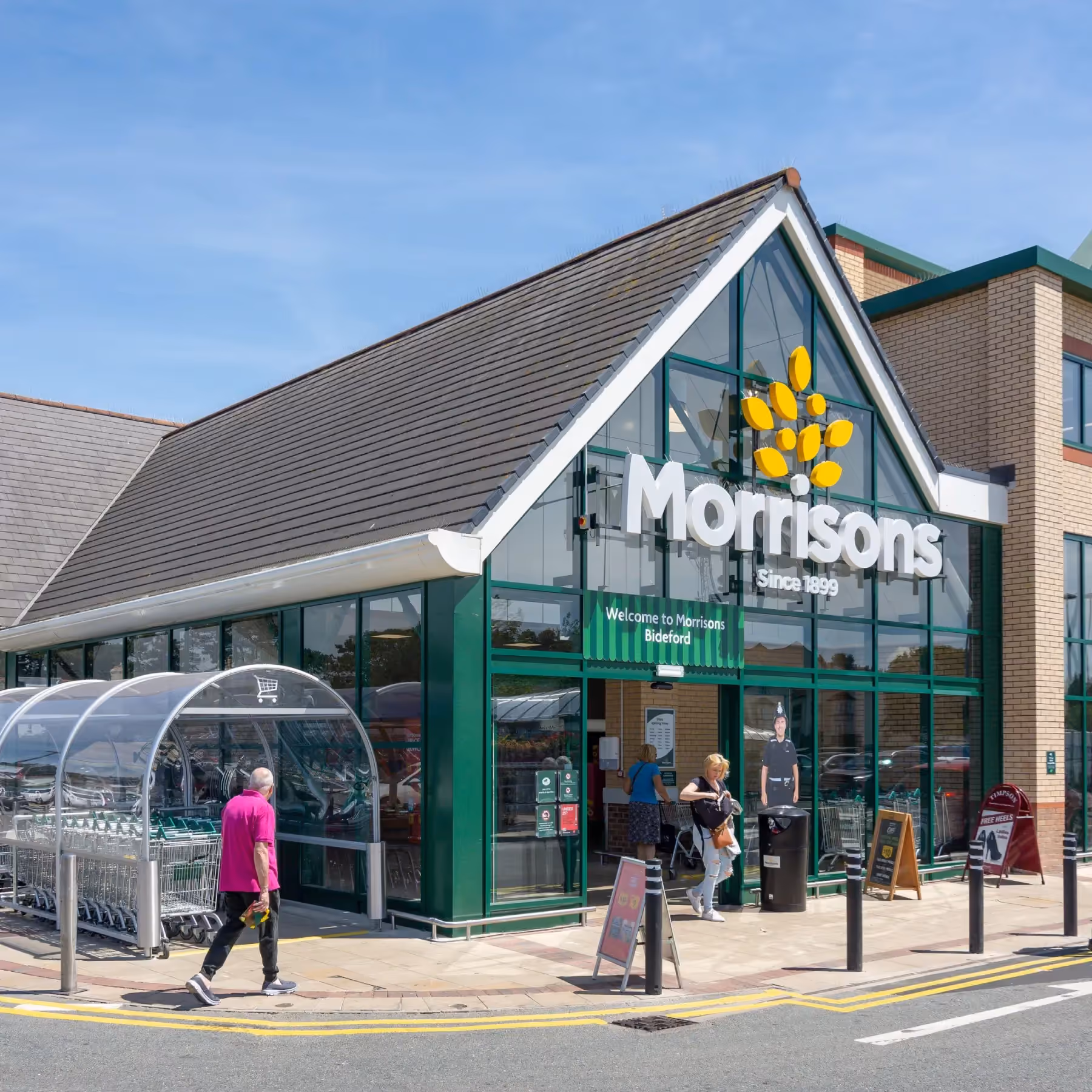 A Morrisons store from the outside