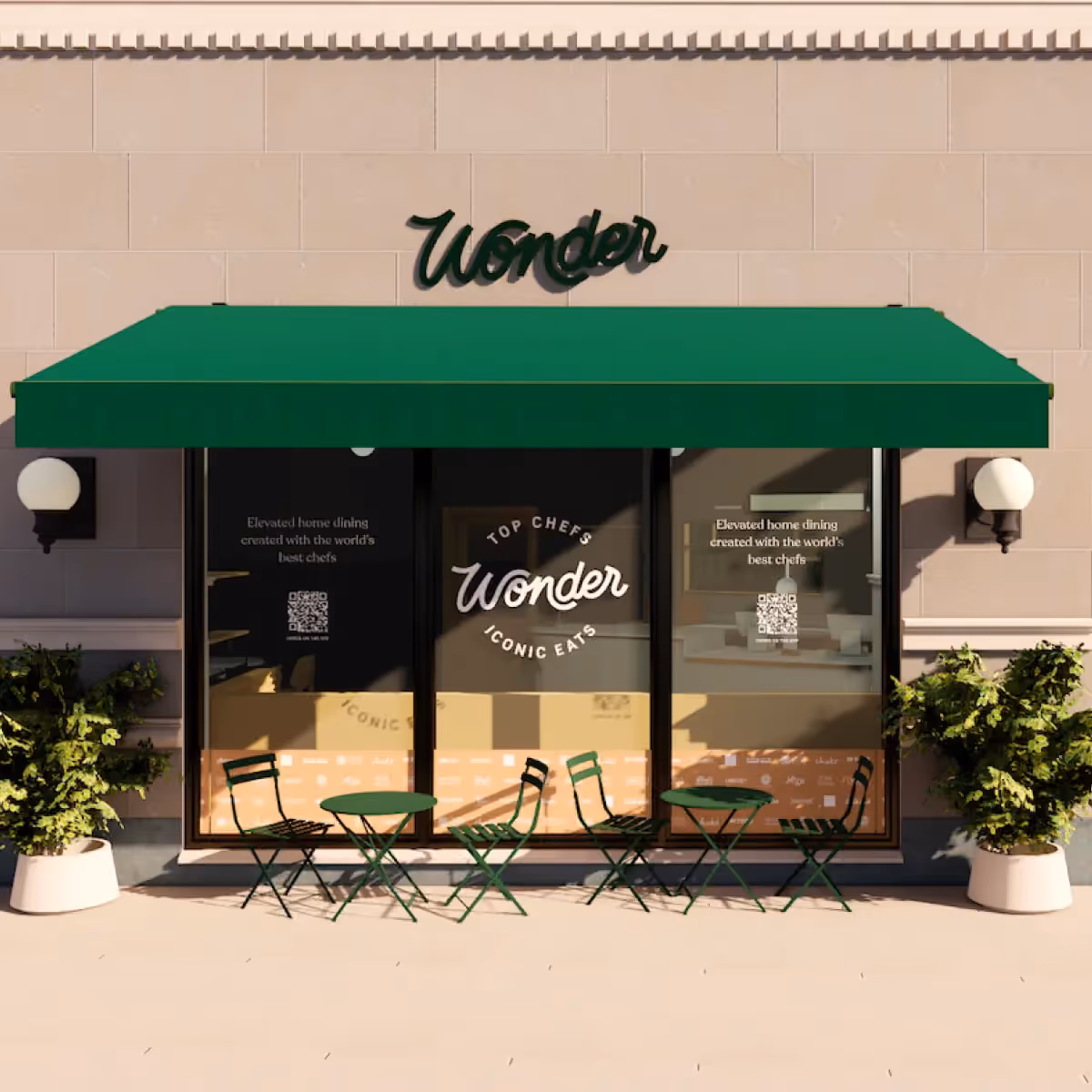 A photo of a Wonder supermarket from the outside