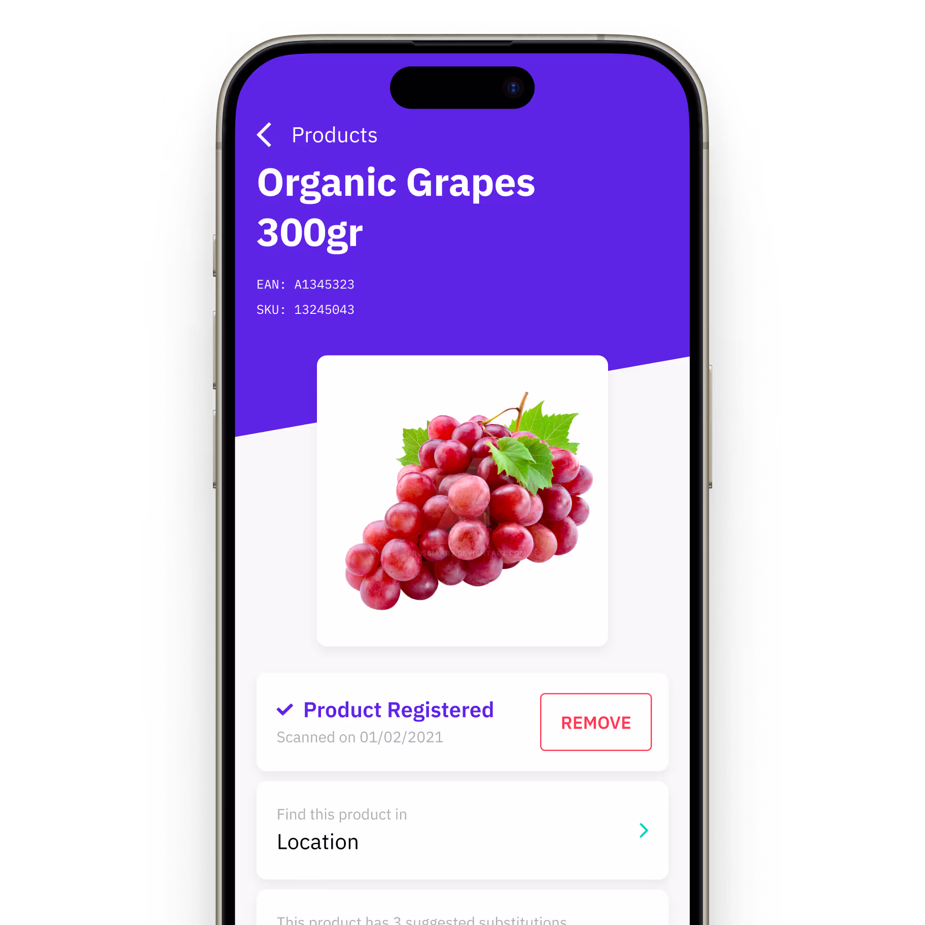 an image of the Ordergrid mobile app