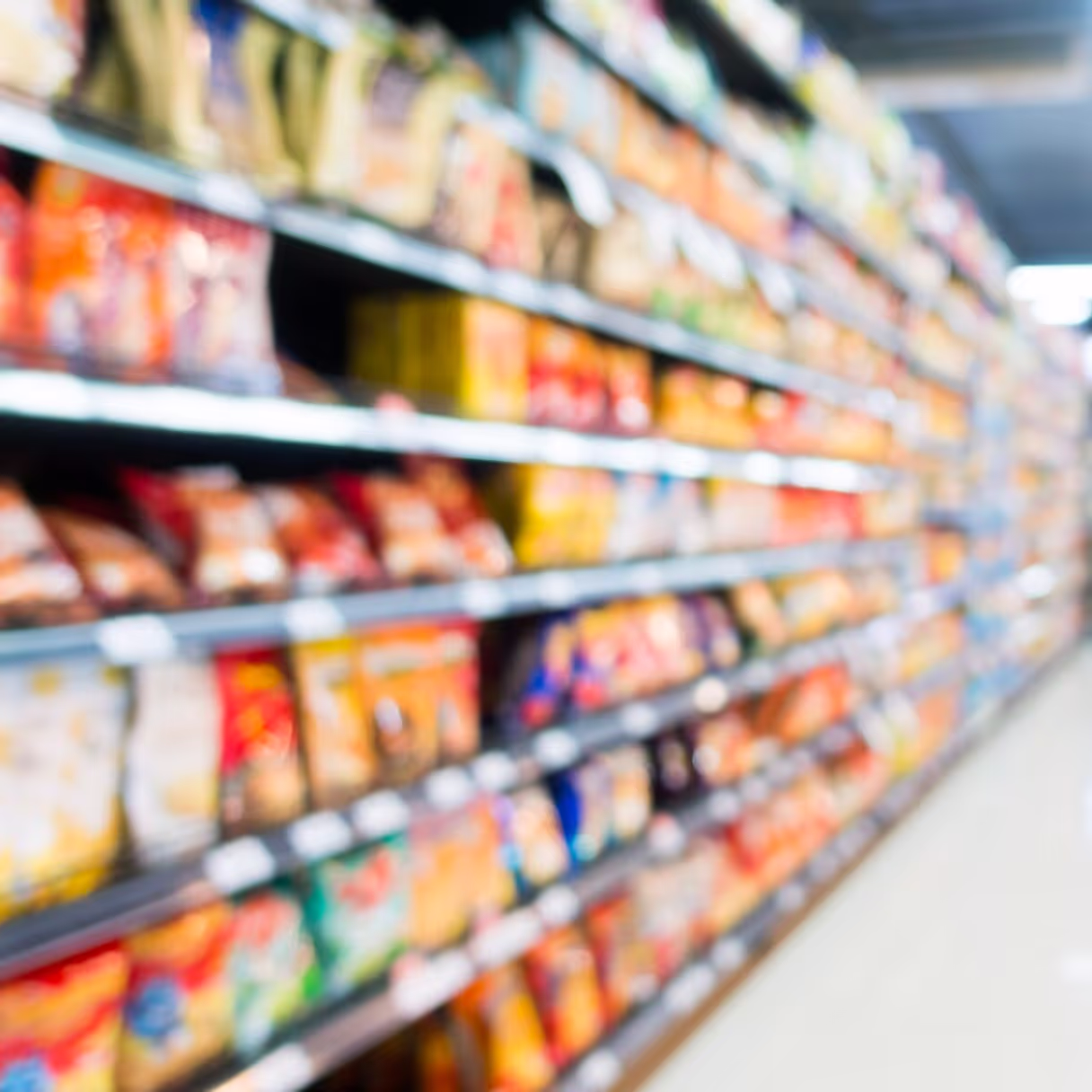a photo of a supermarket
