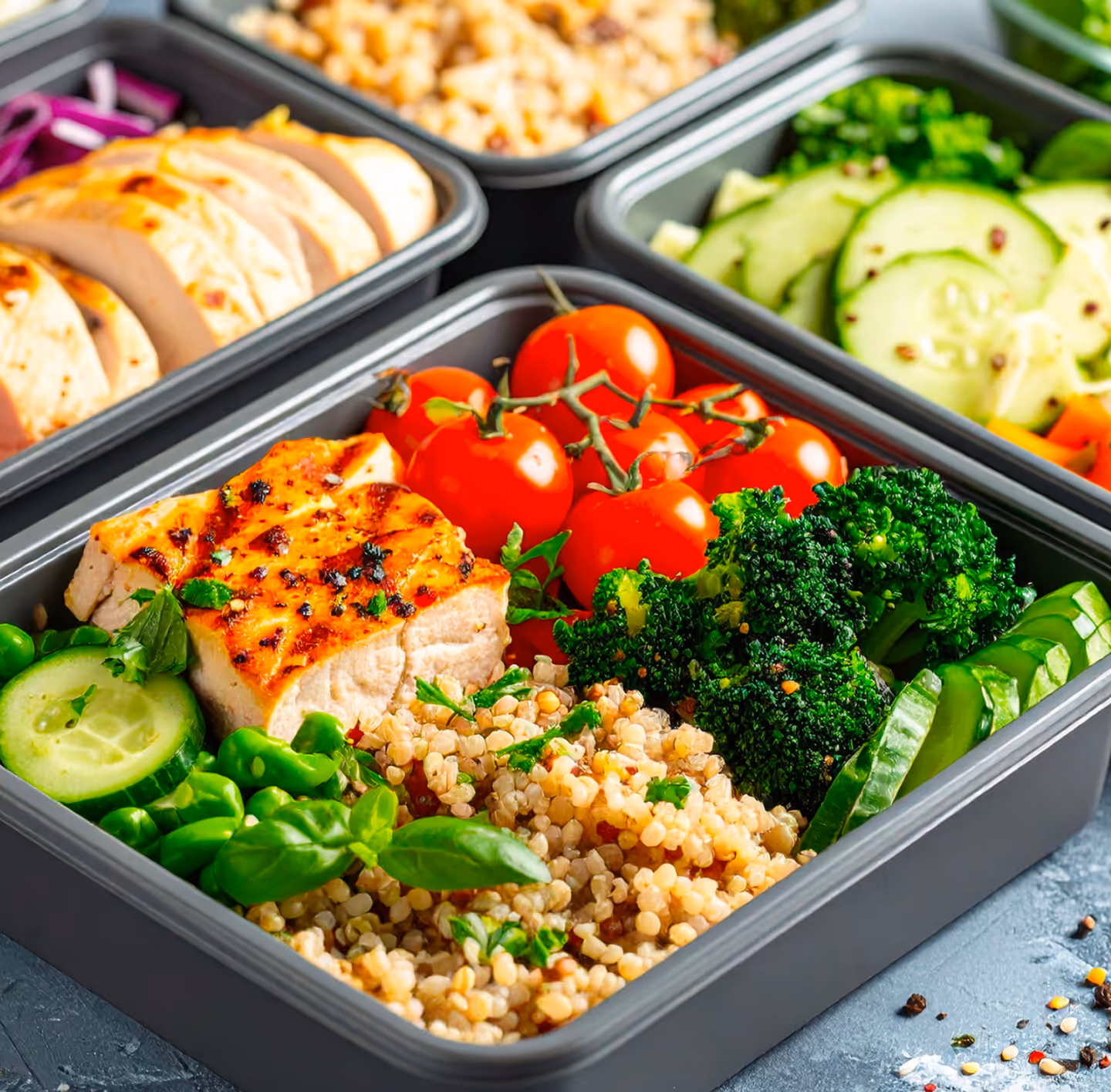 prepped meals for take away